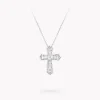 Graff Baguette Cut Diamond Cross Pendant^ Platinum|Classic Graff