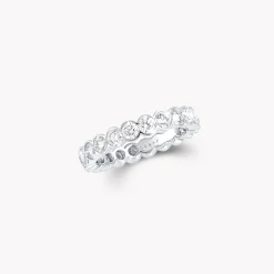 Graff Bezel Set Round Diamond Wedding Band^ Eternity Rings|For Her