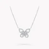 Graff Butterfly Silhouette Diamond Mini Pendant^ White Gold|Butterfly