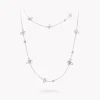 Graff Butterfly Silhouette Diamond Long Necklace^ White Gold|Necklaces & Pendants