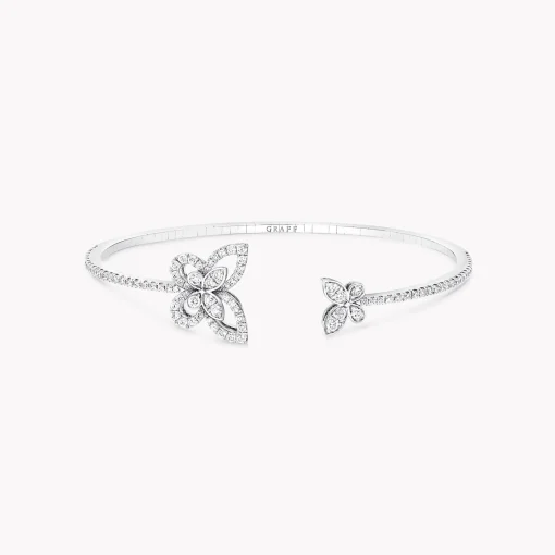 Graff Butterfly Silhouette Open Diamond Bangle^ Butterfly|Bracelets & Bangles