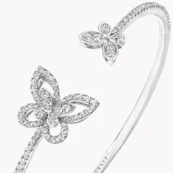 Graff Butterfly Silhouette Open Diamond Bangle^ Butterfly|Bracelets & Bangles