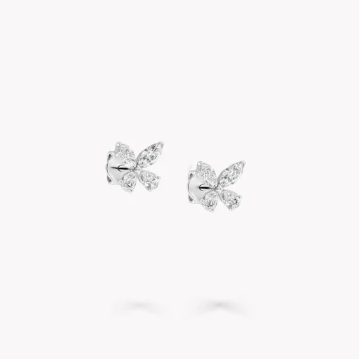 Graff Classic Butterfly Diamond Stud Earrings^ White Diamond|Butterfly