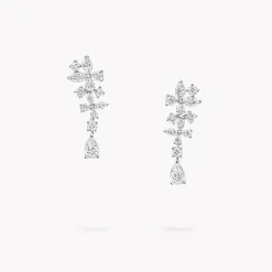 Graff Classic Butterfly Diamond Drop Earrings^ White Diamond|Butterfly