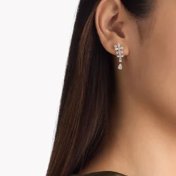 Graff Classic Butterfly Diamond Drop Earrings^ White Diamond|Butterfly