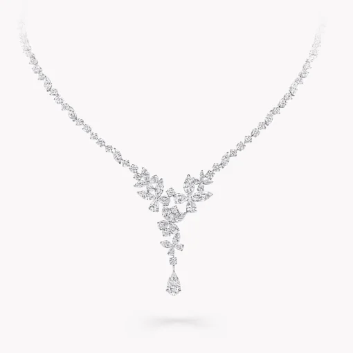 Graff Classic Butterfly Diamond Necklace^ Bridal Jewelry|White Diamond