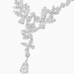 Graff Classic Butterfly Diamond Necklace^ Bridal Jewelry|White Diamond