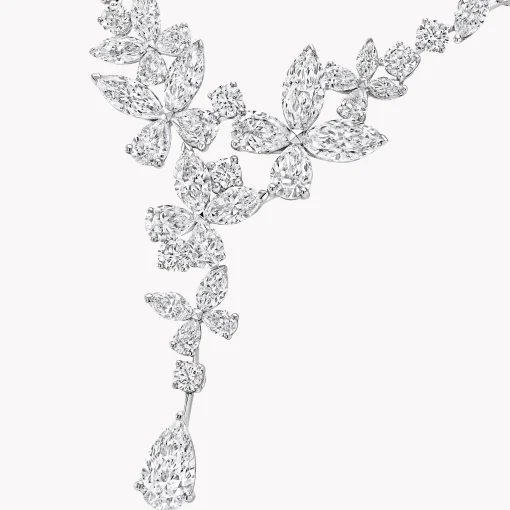 Graff Classic Butterfly Diamond Necklace^ Bridal Jewelry|White Diamond