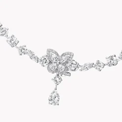 Graff Classic Butterfly Diamond Necklace^ Bridal Jewelry|White Diamond