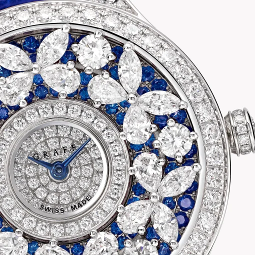 Graff Classic Butterfly Diamond and Sapphire Watch^ Watches|Sapphire