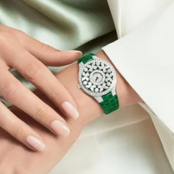 Graff Classic Butterfly Diamond and Emerald Watch^ Watches|Emerald