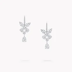 Graff Classic Butterfly Pear Shape Diamond Drop Earrings^ Bridal Jewelry|White Diamond
