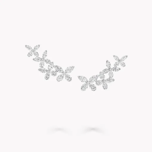 Graff Classic Butterfly Petite Diamond Ear Climber^ Bridal Jewelry|White Diamond