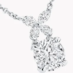 Graff Classic Butterfly Round Diamond Pendant^ White Diamond|Butterfly