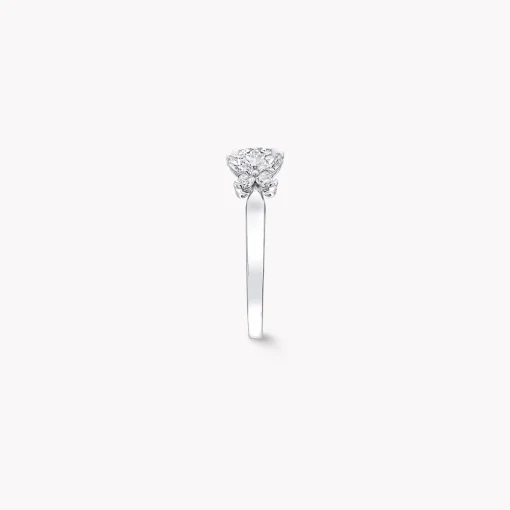 Graff Classic Butterfly Round Diamond Ring^ White Diamond|Butterfly