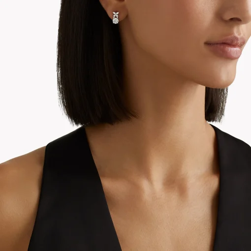 Graff Classic Butterfly Round Diamond Earrings^ Butterfly|Stud Earrings
