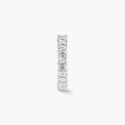 Graff Claw Set Emerald Cut Diamond Eternity Ring^ Eternity Rings|For Her
