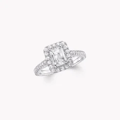 Graff Constellation Emerald Cut Diamond Engagement Ring^ Emerald|Constellation