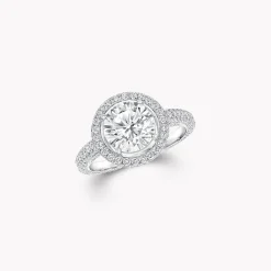 Graff Constellation Round Diamond Engagement Ring^ Round|White Diamond