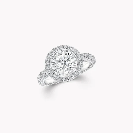 Graff Constellation Round Diamond Engagement Ring^ Round|White Diamond