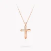 Graff Cross Pendant^ Rose Gold|Classic Graff