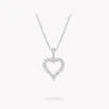 Graff Diamond Heart Silhouette Pendant^ Classic Graff|Necklaces & Pendants