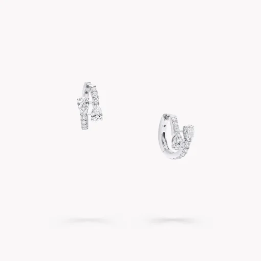 Graff Duet Diamond Hoop Earrings^ Bridal Jewelry|Earrings