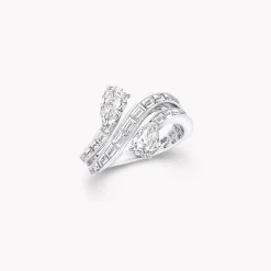 Graff Duet Triple Row Diamond Ring^ Rings