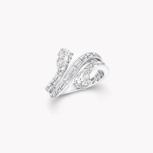 Graff Duet Triple Row Diamond Ring^ Rings