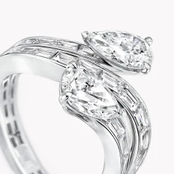 Graff Duet Triple Row Diamond Ring^ Rings