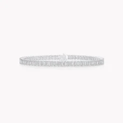 Graff Emerald Cut Diamond Line Bracelet^ White Diamond|Bridal Jewelry