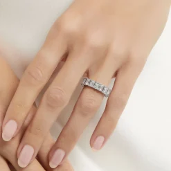 Graff Emerald Cut Diamond Wedding Band^ Eternity Rings|For Her