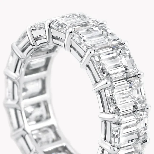 Graff Emerald Cut Diamond Wedding Band^ Eternity Rings|For Her