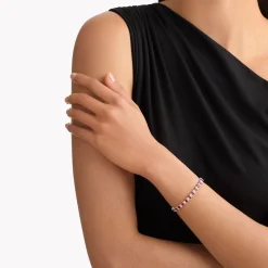 Graff Emerald Cut Ruby and Diamond Bracelet^ Ruby|Classic Graff