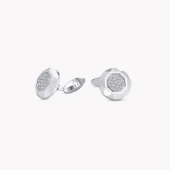 Graff Faceted Diamond Cufflinks^ Men's Jewelry