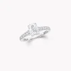 Graff Flame Emerald Cut Diamond Engagement Ring^ Emerald|Flame