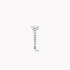 Graff Flame Round Diamond Engagement Ring^ Round|White Diamond