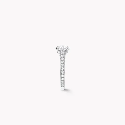 Graff Flame Round Diamond Engagement Ring^ Round|White Diamond