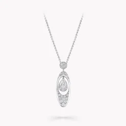 Graff Gateway Pear Shape Diamond Pendant^ White Diamond|Tribal