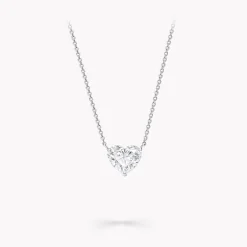 Graff Heart Shape Diamond Pendant^ Bridal Jewelry|Platinum