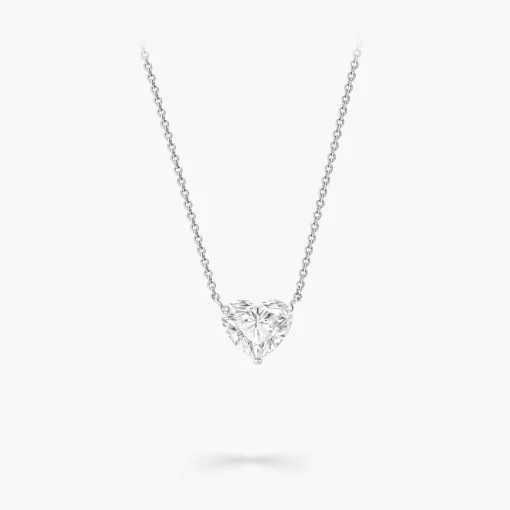 Graff Heart Shape Diamond Pendant^ Bridal Jewelry|Platinum