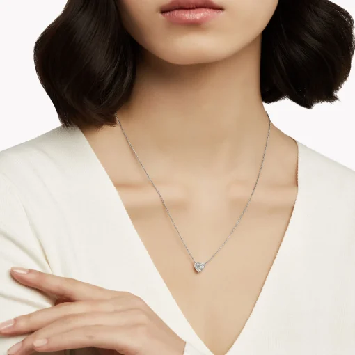 Graff Heart Shape Diamond Pendant^ Bridal Jewelry|Platinum
