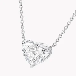 Graff Heart Shape Diamond Pendant^ Bridal Jewelry|Platinum