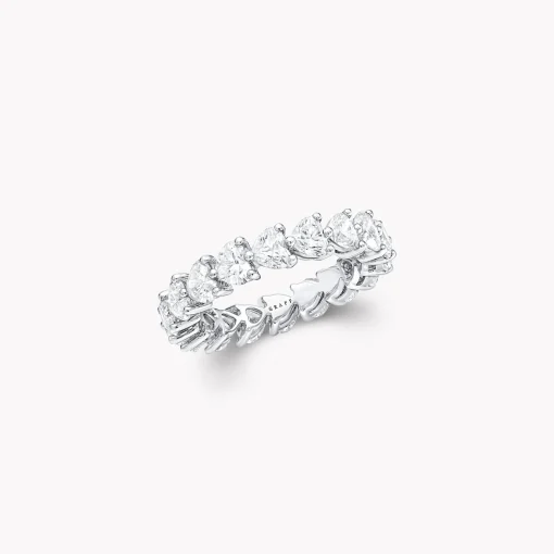 Graff Heart Shape Diamond Wedding Band^ Eternity Rings|For Her