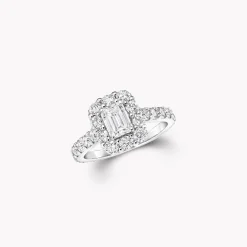 Graff Icon Emerald Cut Diamond Engagement Ring^ Emerald|Icon