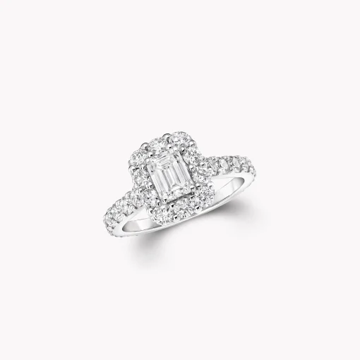 Graff Icon Emerald Cut Diamond Engagement Ring^ Emerald|Icon