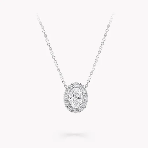 Graff Icon Oval Diamond Pendant^ Bridal Jewelry|White Diamond