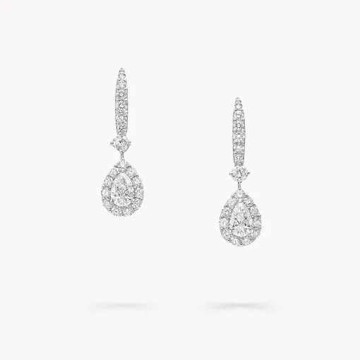 Graff Icon Pear Shape Diamond Earrings^ Bridal Jewelry|White Diamond