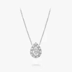 Graff Icon Pear Shape Diamond Pendant^ Bridal Jewelry|White Diamond
