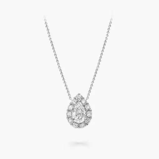 Graff Icon Pear Shape Diamond Pendant^ Bridal Jewelry|White Diamond